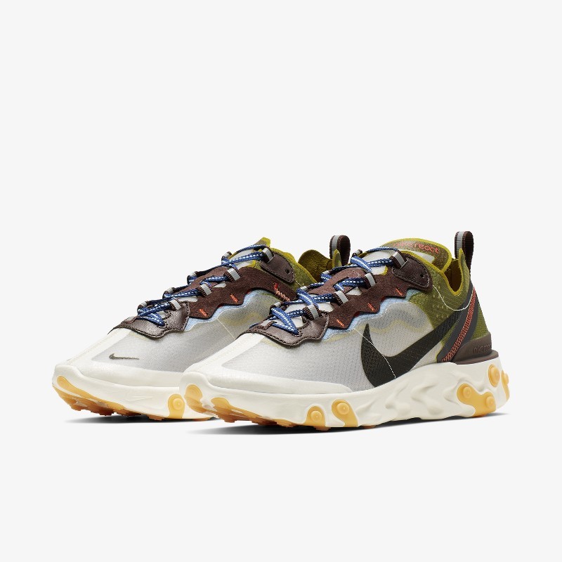 Nike react element on sale 87 olive camo